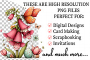 Whimsical Easter Foxglove Clipart, an Illustration by Daily.Designs (Thumbnail 2 of 8)