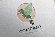 Green natural bird leaf logo, a Branding & Logo Template by Medianeka (Thumbnail 1 of 3)