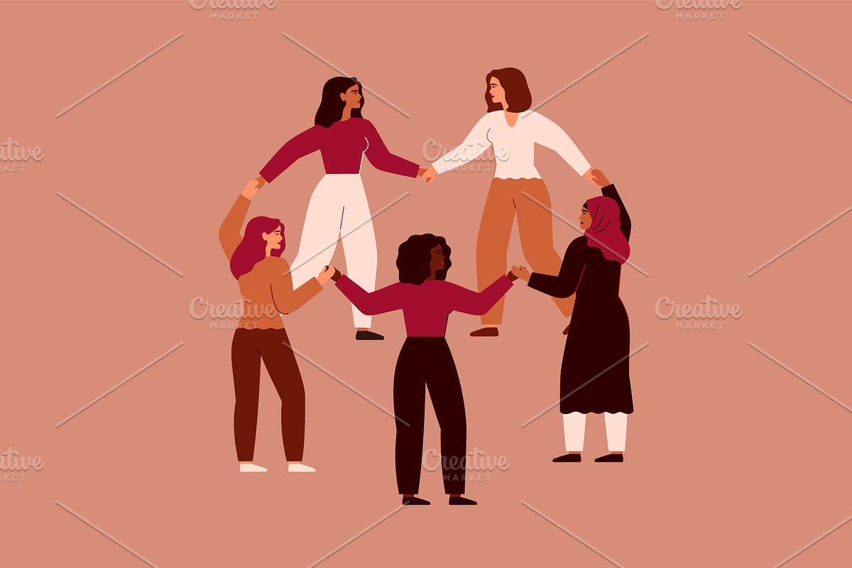 Women in Unity for Women, a Person Illustration by Mary Long (Photo 2 of 5)