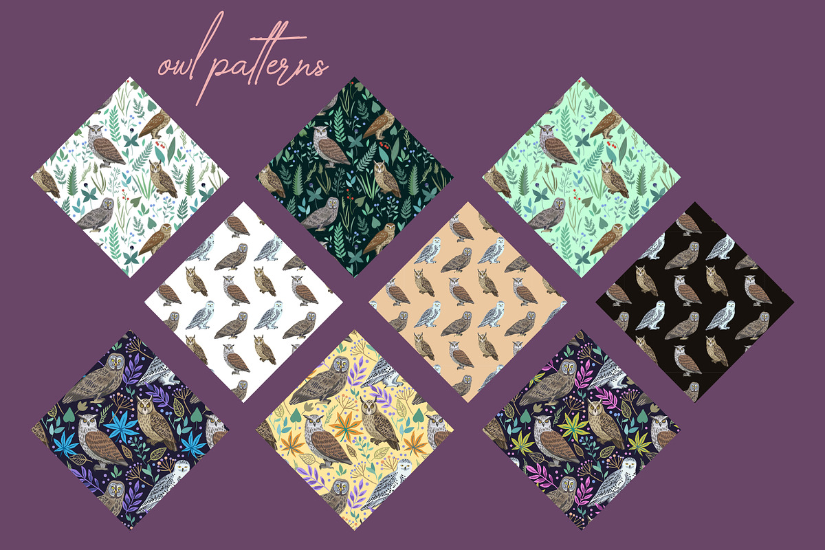 Magic forest collection, a Pattern Graphic by Robusta (Photo 7 of 14)
