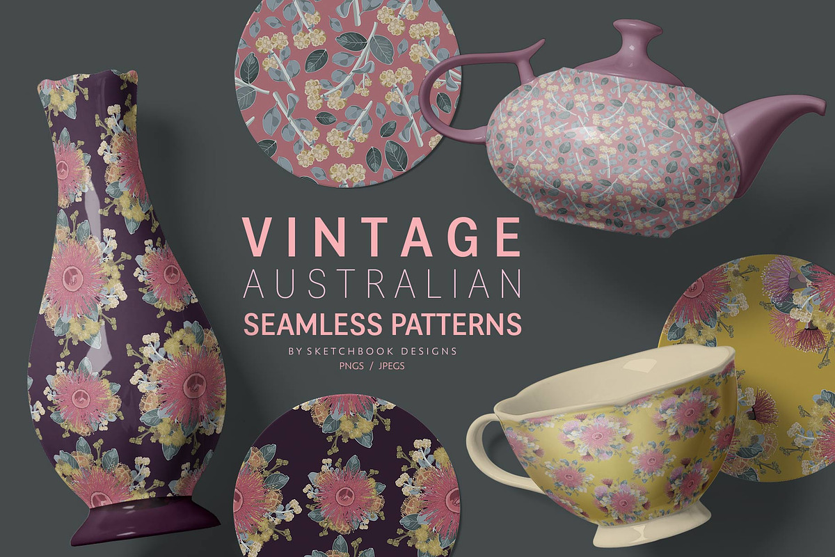 VINTAGE AUSTRALIAN WILDFLOWER SET, an Illustration by Sketchbook Designs (Photo 5 of 12)