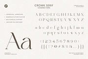 Crowk - A Luxury and Timeless Serif, a Serif Font by roomspace creative lab (Thumbnail 11 of 11)