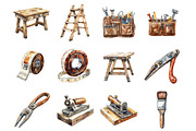 Craftsman Clipart, an Illustration by Design Market (Thumbnail 4 of 4)