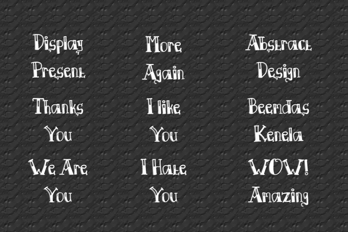 Abufaly - Elegant Display Font, a Font by Naistudio (Photo 6 of 7)