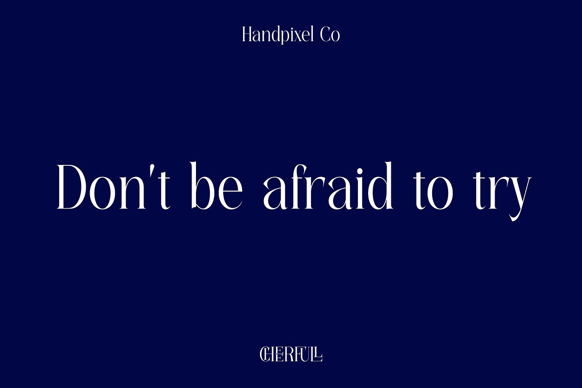 cheerfull, a Serif Font by jaffana.co (Photo 2 of 7)