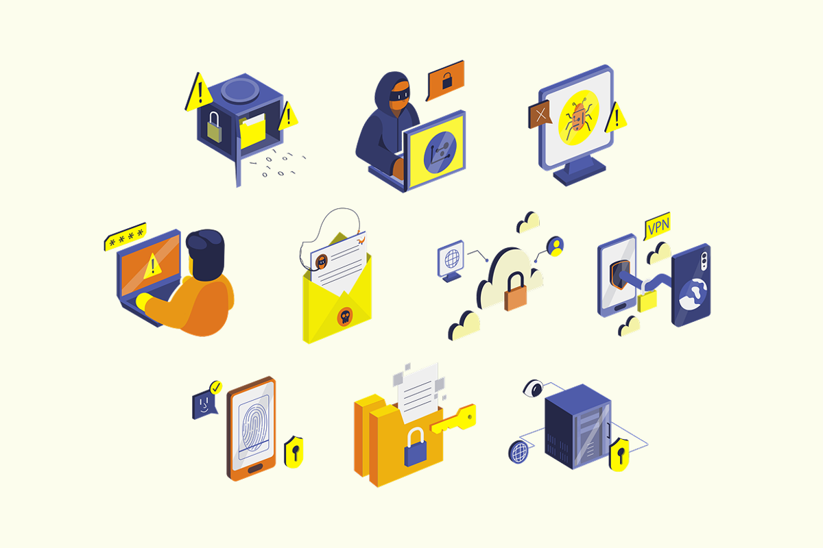 Cyber Security Illustration Pack, a Technology Illustration by Loin Studio (Photo 3 of 3)