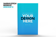 Saddle-Stitch Booklet Mockup Set, a Print Template by IFBdesign (Thumbnail 11 of 15)