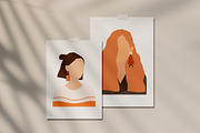 Portraits of women and shapes, a Person Illustration by by Margo (Thumbnail 2 of 11)