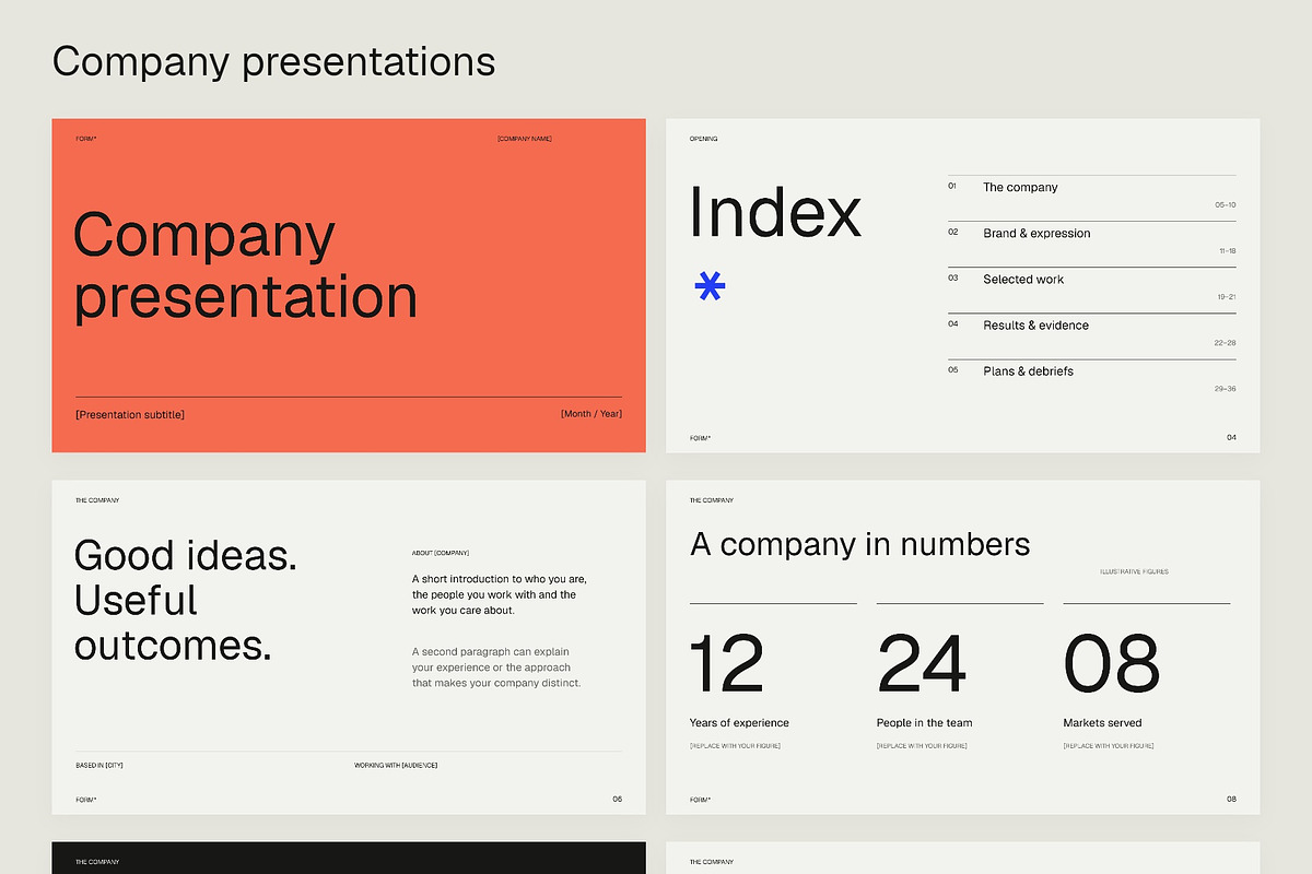 FORM Presentation System, a Presentation Template by Oday Noon (Photo 2 of 7)