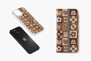 Cute cafe bear pattern, a Pattern Graphic by Viaireshop (Thumbnail 5 of 6)