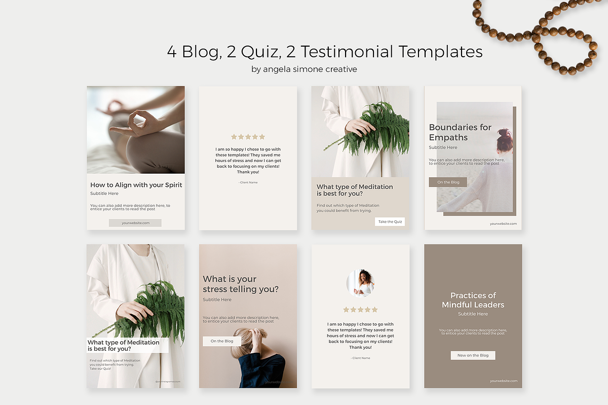 Pinterest Content Marketing Template, a Social Media Template by angela simone creative (Photo 10 of 22)