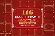 Decorative frames and borders set #2, an Object Graphic by Digiselector Design Goods (Thumbnail 1 of 7)