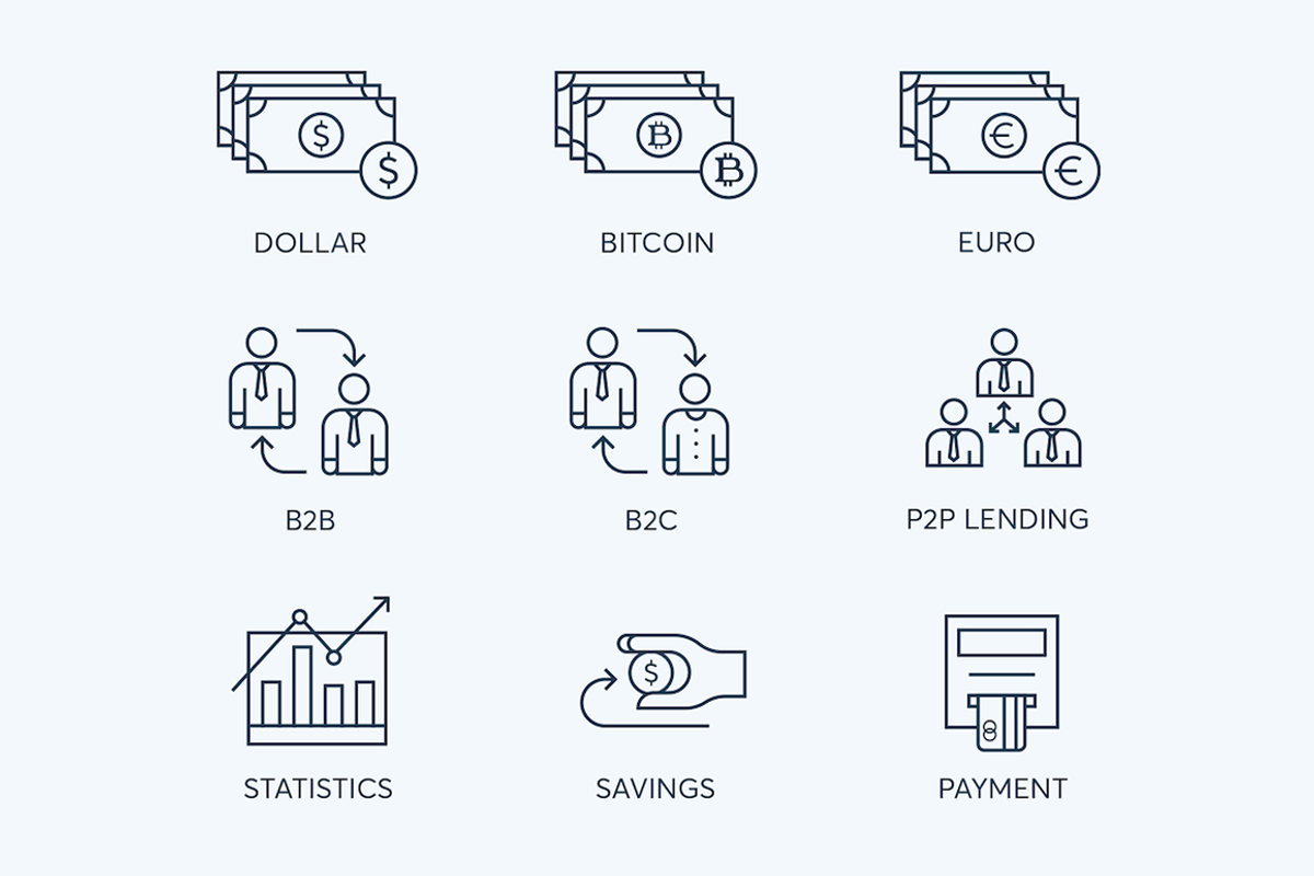 78 Fintech Line Icons, an Outline Icon by Flat Icons (Photo 8 of 10)