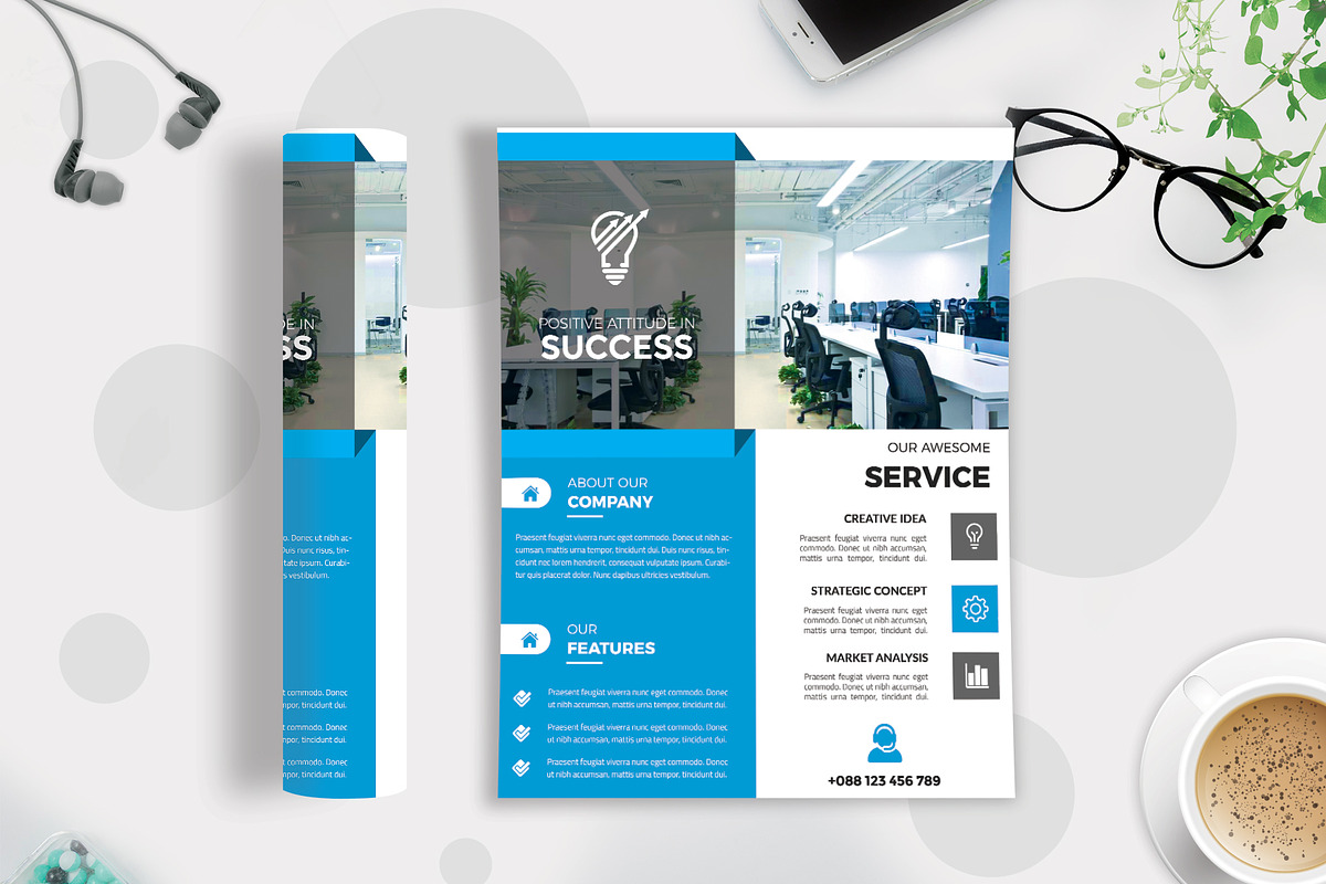 30+ Business Flyers Bundle, a Flyer Template by Imagine Design Studio (Photo 21 of 31)