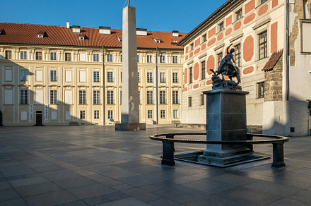 Prague Castle in the spring morning sun, a Holiday Photo by PhotoVision Pavel Rezac