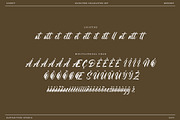 Hanister Modern Script Font, a Script Font by RantautypeStudio (Thumbnail 17 of 17)