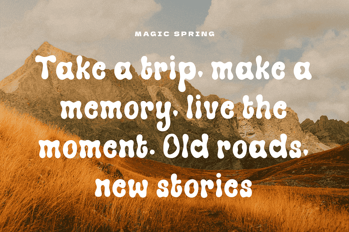 Magic Spring, a Handwritten Font by Mozatype (Photo 7 of 10)