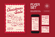 Christmas Sale Flyer, a Flyer Template by graphicook (Thumbnail 1 of 3)