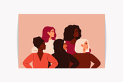 Strong women together, a Person Illustration by Mary Long (Thumbnail 3 of 4)