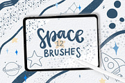 Stamp brushes bundle for Procreate, a Brush Add-On by Let's Art (Thumbnail 10 of 19)
