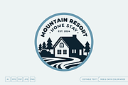 Mountain Resort Badge Logo, a Branding & Logo Template by muhisya (Thumbnail 2 of 2)