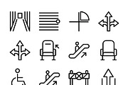 Bundles Set Floral Wedding Icons, an Outline Icon by adenpinkstore (Thumbnail 10 of 44)