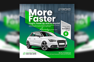 Electric Car Flyer, a Flyer Template by Artonix