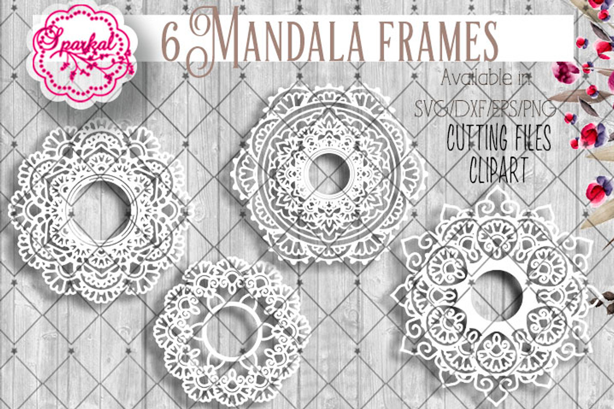 Mandala Cutting File SVG, a Graphic by SparkalDesigns (Photo 1 of 2)