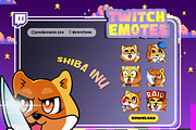 Shiba Inu Twitch Emotes, an Emoji Icon by Pixel Picasso Studio (Thumbnail 1 of 5)
