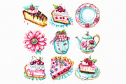 Watercolor Cute Baking Clipart, an Illustration by Libby Wishes (Thumbnail 2 of 5)