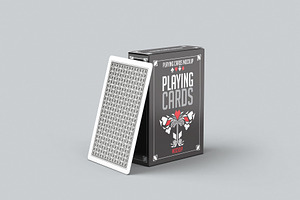 Playing Cards Mock-Up, a Product Mockup by Xtrahive