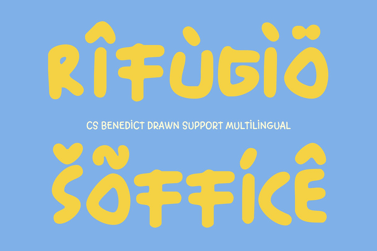 CS Benedict Drawn, a Sans Serif Font by Craft Supply Co. (Photo 6 of 8)