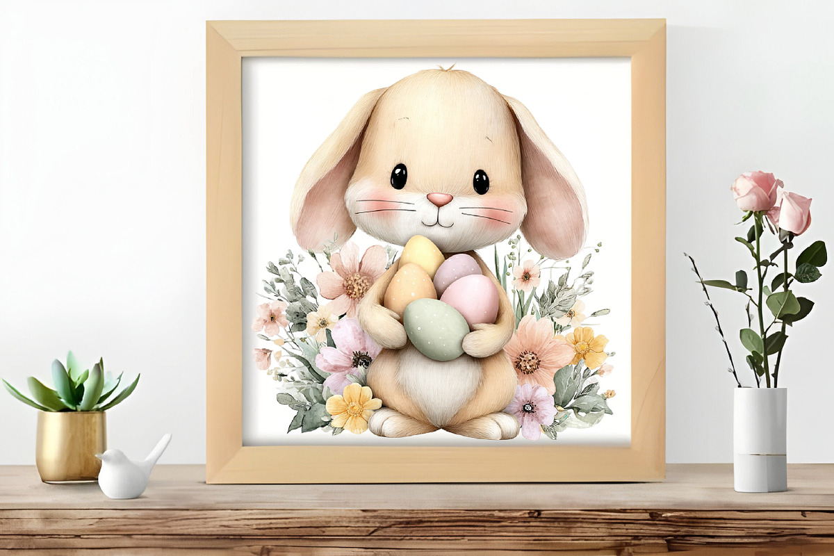 Pastel Easter Watercolor Clipart, an Illustration by DreamCafeArt (Photo 6 of 6)