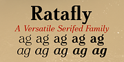 Ratafly, a Serif Font by Ingrimayne Type (Thumbnail 11 of 11)
