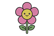 Flower Embroidery Design, an Illustration by DreamArtGraphic (Thumbnail 1 of 4)