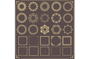 Vintage Big Set of Round Patterns, a Decorative Illustration by FineArtStudio (Thumbnail 1 of 3)