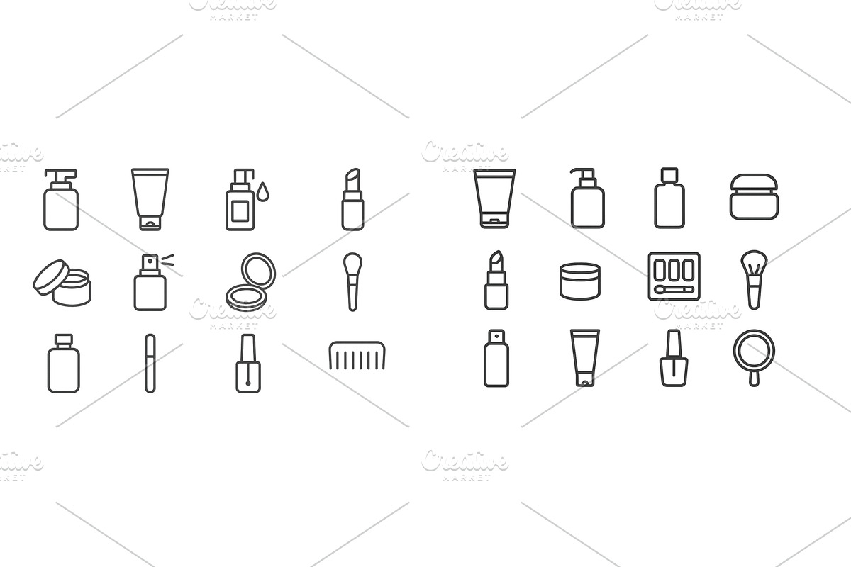 Collection of beauty and cosmetic, an Object Illustration by ZinetroN