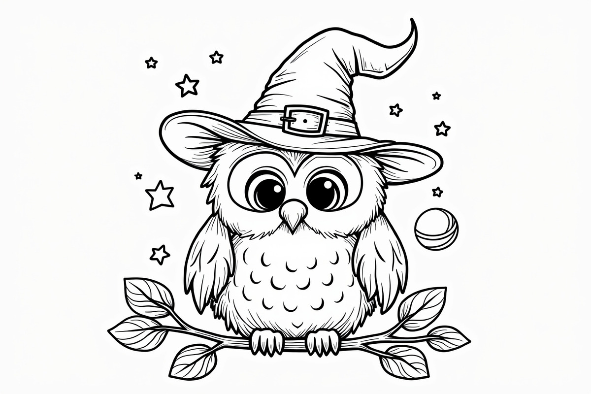 Halloween Coloring Book Set Pack, an Illustration by Creativeshirt (Photo 5 of 19)
