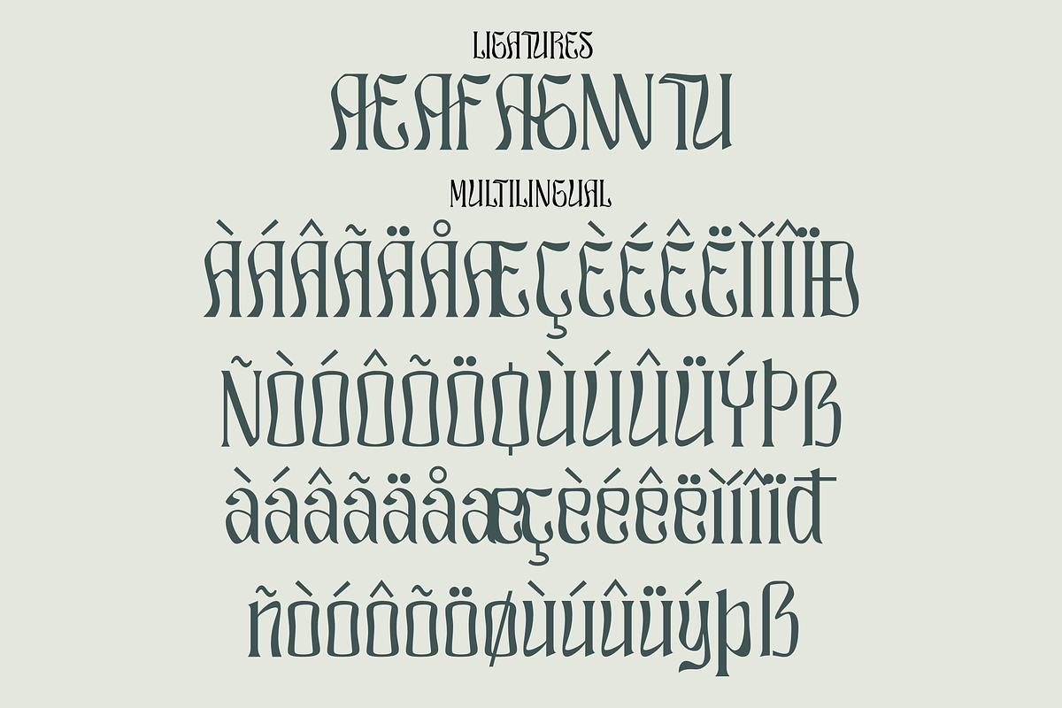 Raghlick Display Typeface Font, a Sans Serif Font by Storytype Studio (Photo 14 of 15)