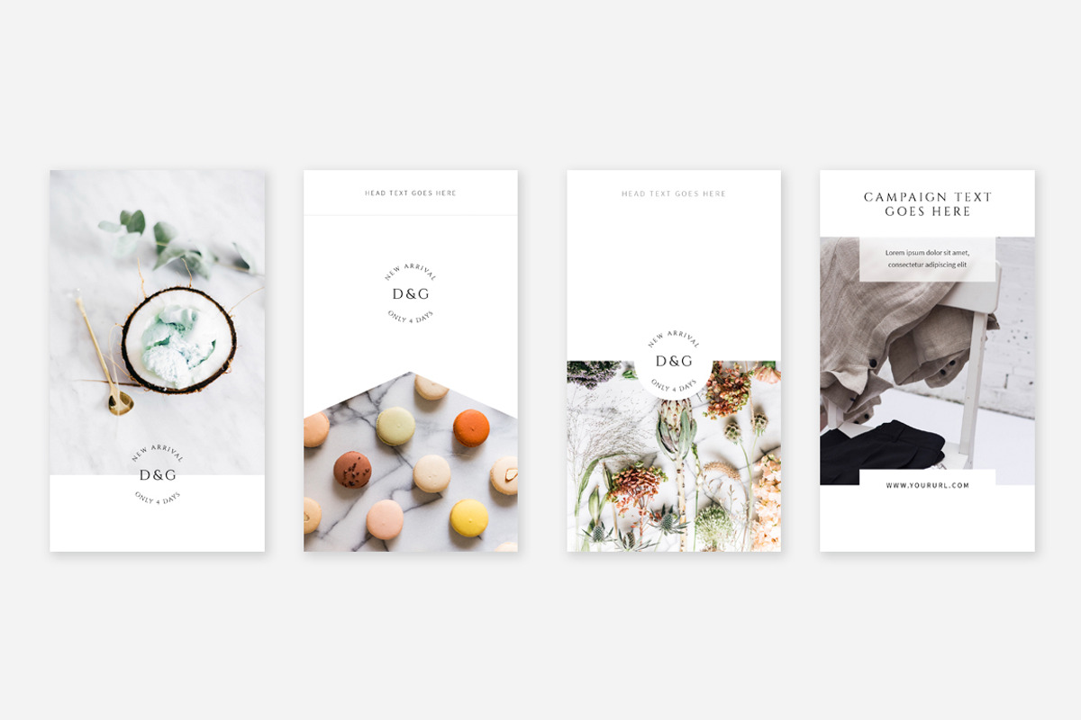 White Instagram Stories Pack, a Social Media Template by Swiss_cube (Photo 3 of 3)
