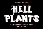 Hell Plants, a Blackletter Font by HATFSTUDIO (Thumbnail 1 of 8)