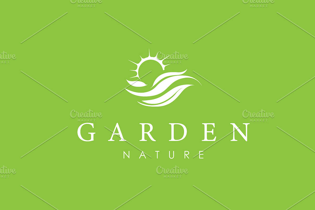 Garden logo with modern minimalist, a Branding & Logo Template by Maylianaw28 (Photo 2 of 2)