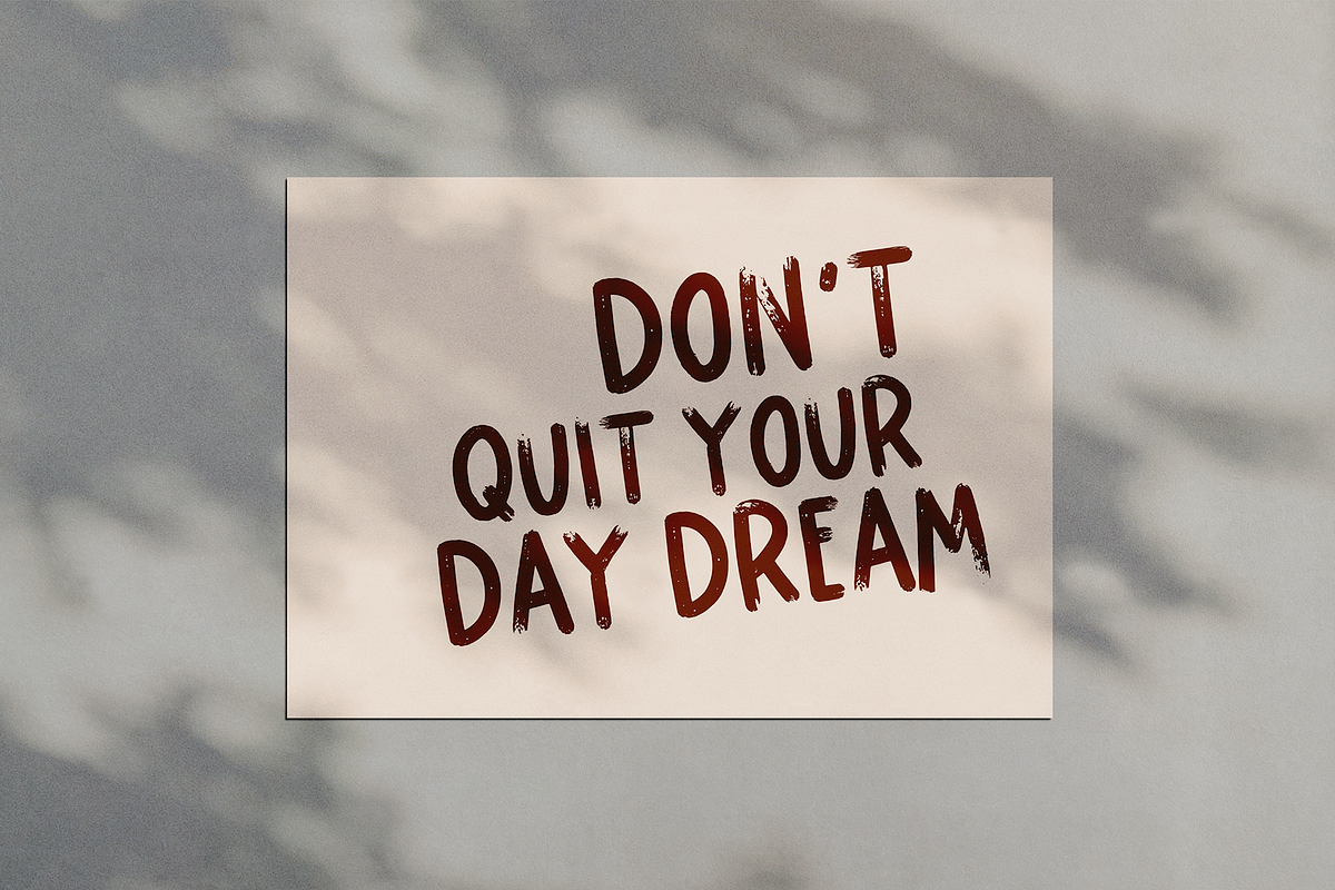 Dreamland | Handwritten Brush Font, a Font by KA Designs (Photo 13 of 13)