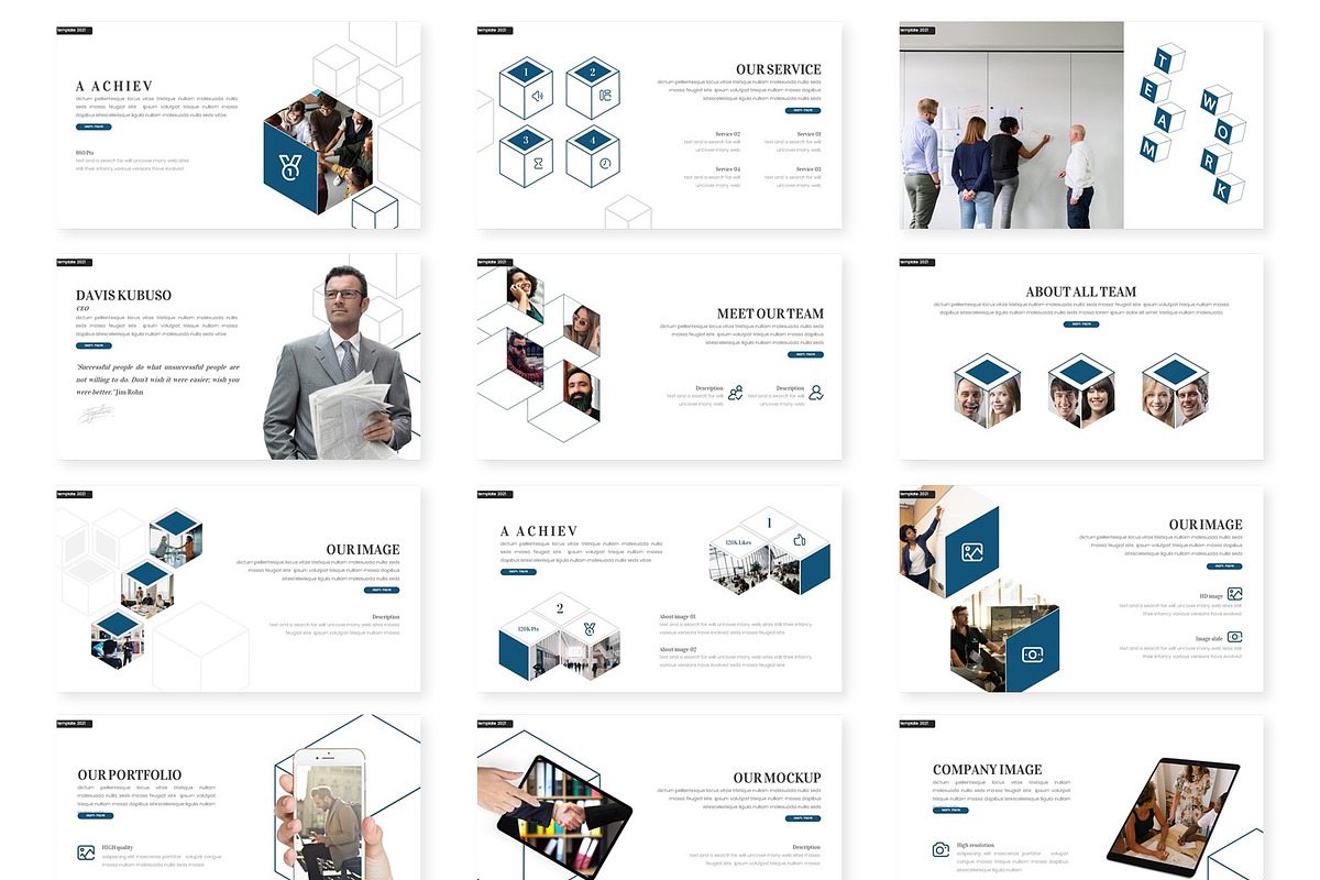 Kubuso - Powerpoint Template, a Presentation Template by inspirasign (Photo 3 of 4)