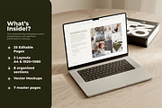 Minimal Brand Guidelines Template, a Branding & Logo Template by Naveera Aftab (Thumbnail 2 of 8)