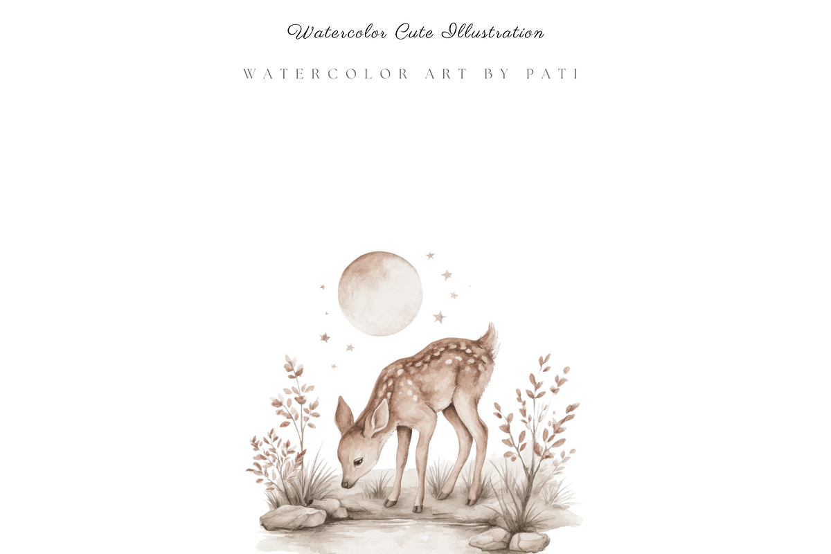 Forest Clipart Set, a Decorative Illustration by Pati Paints (Photo 5 of 10)