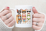 Funny Cat Summer Png, Funny Animal P, an Illustration by Sublimation Artist (Thumbnail 5 of 6)