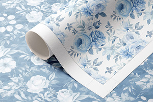 Vintage French Toile Floral Patterns