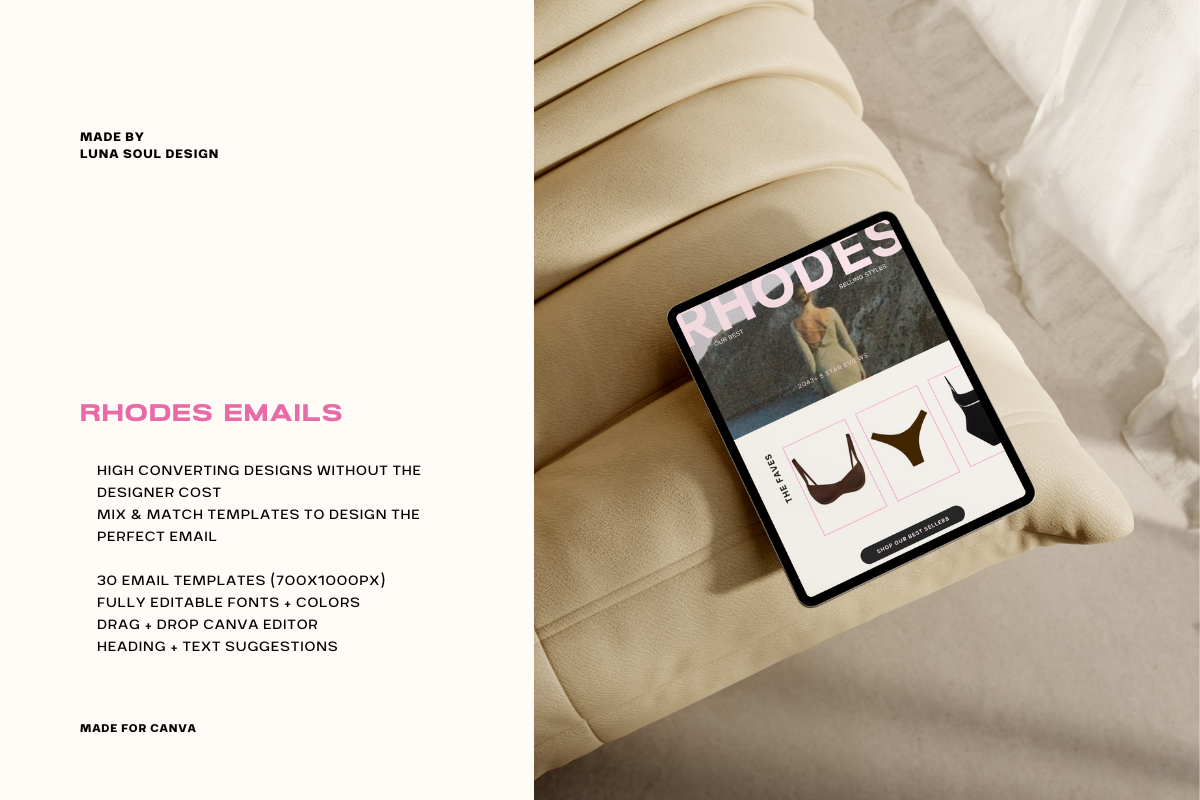 Rhodes | Email Newsletter Templates, an Email Template by Luna Soul Design (Photo 2 of 10)