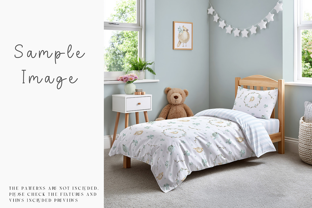 Toddler Bedding Mockups, a Household Mockup by mock-ups (Photo 5 of 20)